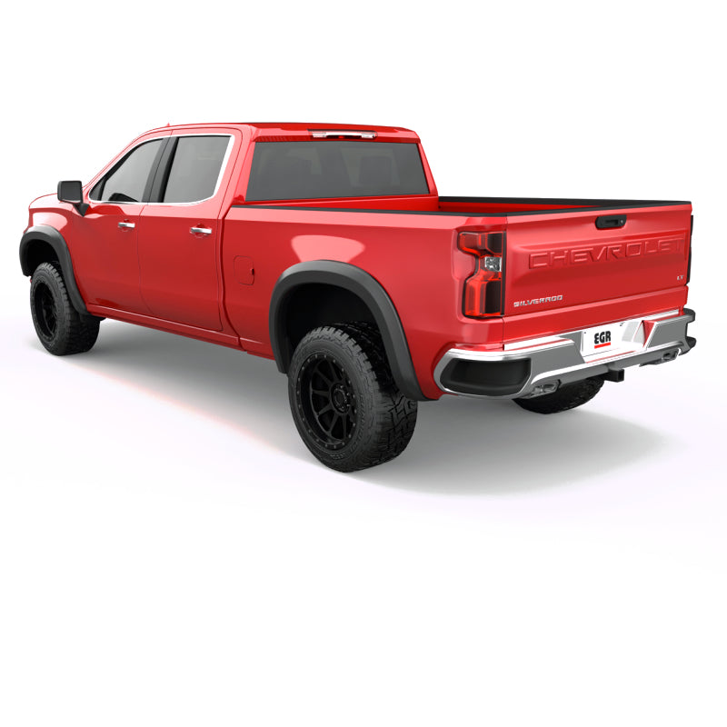 EGR 19-22 Chevrolet Silverado 1500 Baseline Standard Style Fender Flares Set Of 4 BLF2002 BLF2002 Photo - Mounted