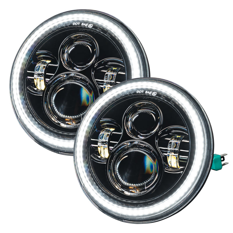 ORACLE Lighting Oracle 07-18 Jeep Wrangler JK Switchback LED Halo Headlights - Amber/White - Switchback 5769-123 5769-123 User 2
