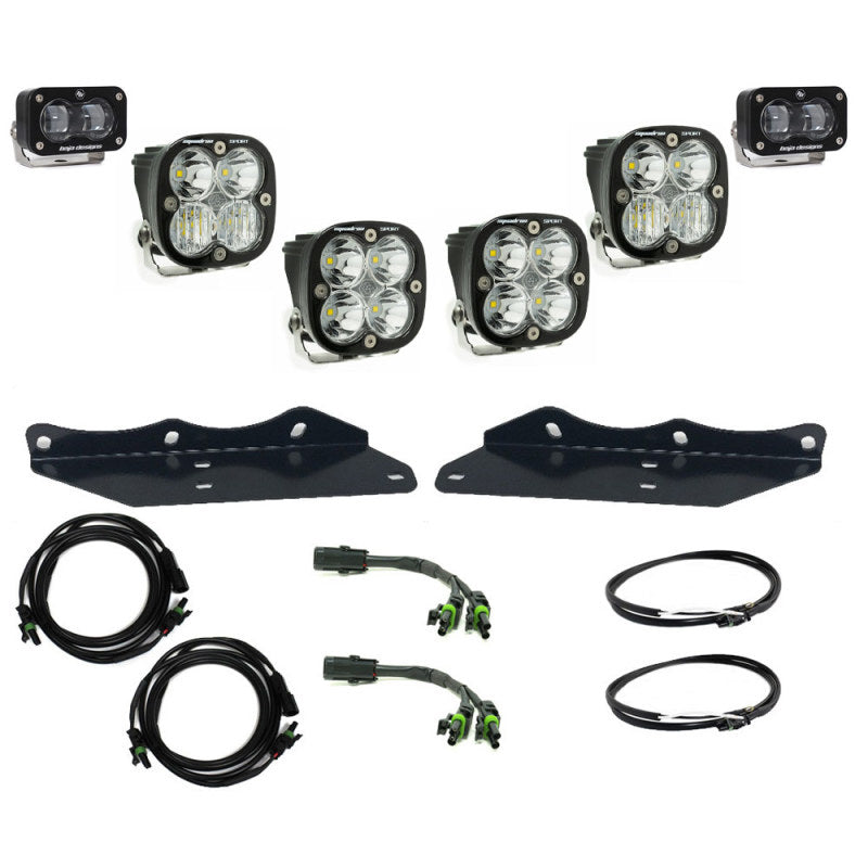 Baja Designs 17-20 Ford F-150 Raptor S2 SAE Sportsmen Fog Pocket Kit - Clear 448172 448172 User 1