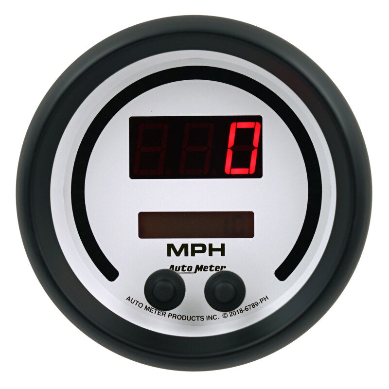 Autometer 85.7mm White Switchable 260 MPH / 260 KM/H Speedometer Phantom Elite Digital Gauge 6789-PH 6789-PH User 2