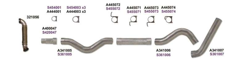 Diamond Eye Performance Diamond Eye KIT 5in CB MRP SGL w/ TDP SS 06-07 Chevy/GMC 6.6L Duramax 2500/3500 K5123S-RP K5123S-RP Photo - out of package