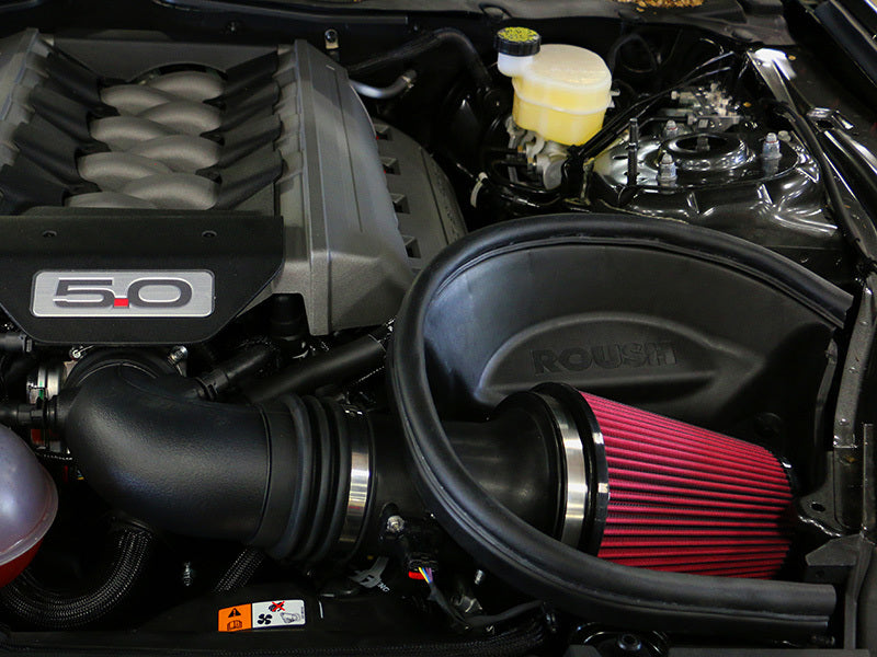 ROUSH 2015-2017 Ford Mustang 5.0L Cold Air Kit 421826 421826 Photo - Mounted