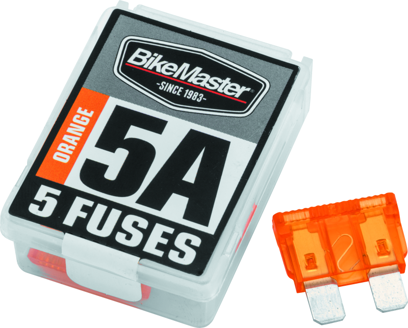 BikeMaster 5Piece 5A Replacement Fuse 152429 152429 Photo - Primary