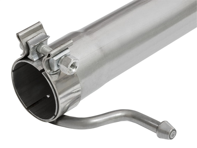 aFe Scorpion 2-1/2in Aluminized Steel Cat-Back Exhaust System w/Polished T 49-08044-1P Photo - Unmounted