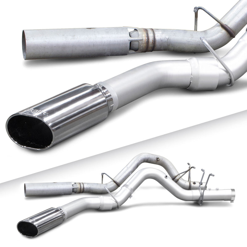 Banks Power 17+ GM Duramax L5P 2500/3500 Monster Exhaust System - SS 48947 Photo - lifestyle view