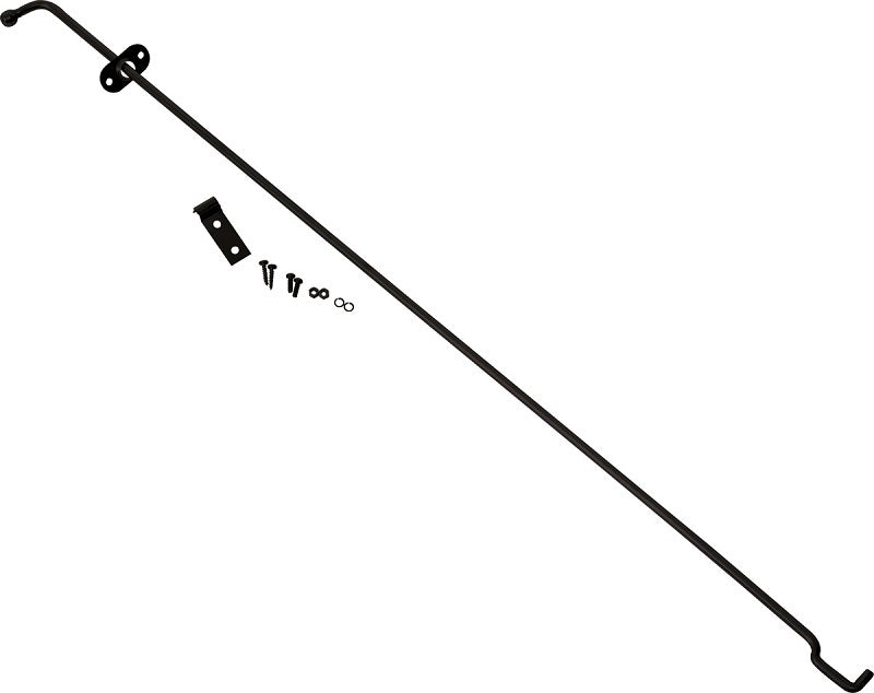 Kentrol 97-06 Jeep Wrangler TJ Hood Prop Rod - Powdercoat Black 50523 50523 Photo - Primary