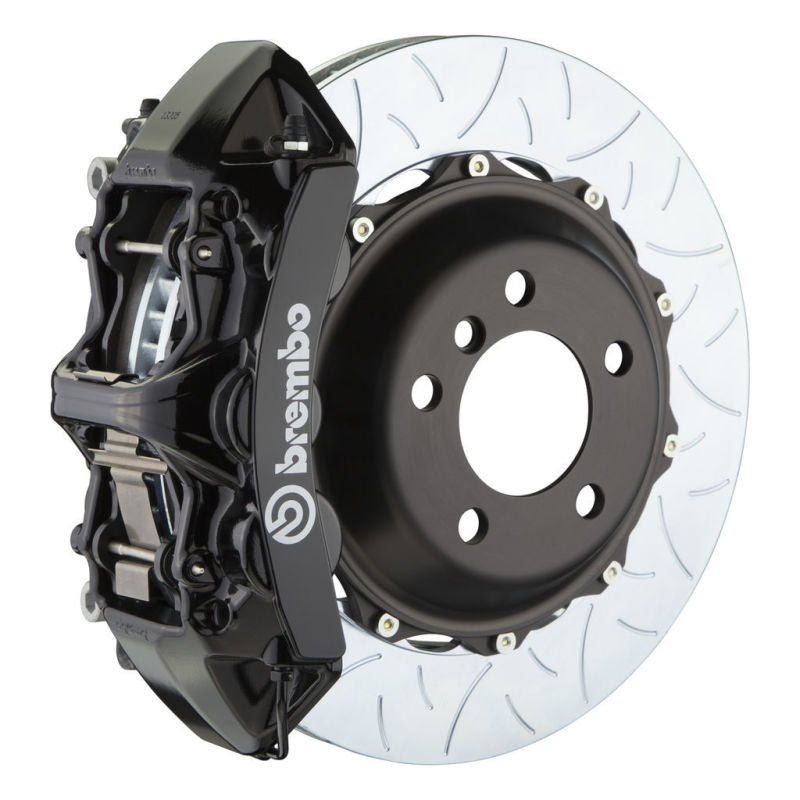 Brembo 05-14 Mustang GT Excl non-ABS Equipped Fr GT BBK 6Pist Cast 380x32 2pc Rtr Slot Type3-Black 1M3.9030A1 1M3.9030A1 Photo - Primary