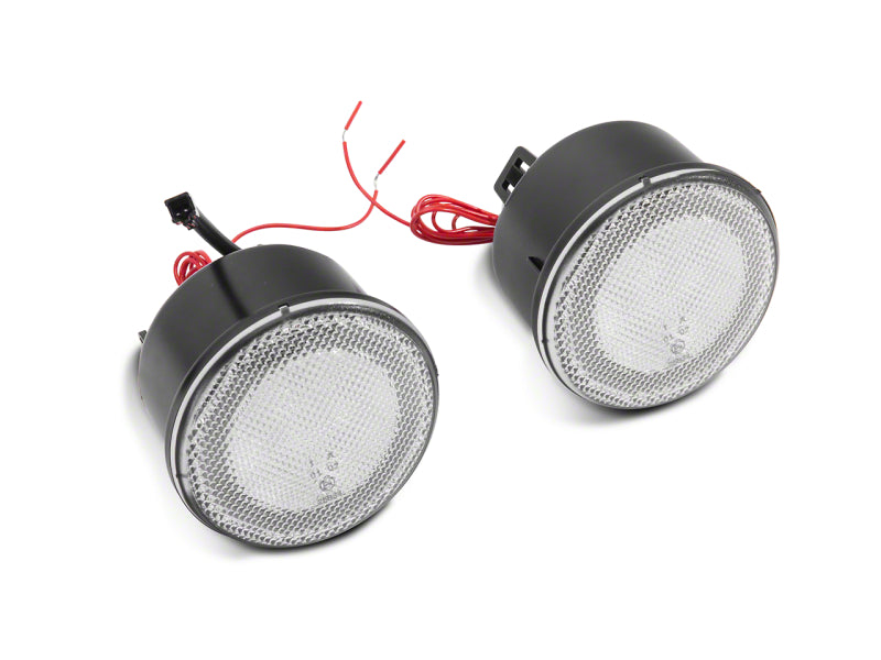 Raxiom 07-18 Jeep Wrangler JK Axial Series LED Turn Signals w/ Halo- Clear J127016 J127016 Photo - Primary