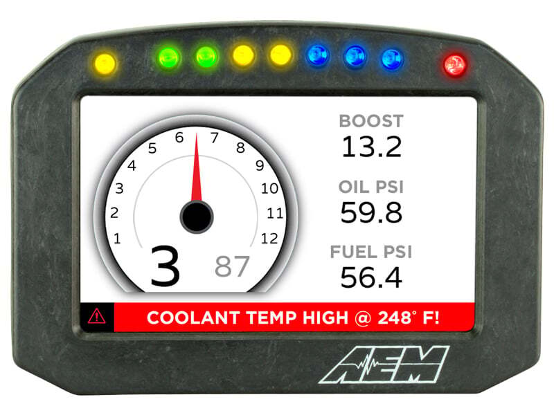 AEM CD-5G Carbon Flush Digital Dash Display w/ Internal 20Hz GPS & Antenna 30-5602F 30-5602F Photo - out of package
