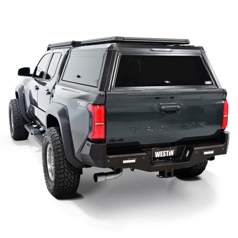 Westin 2024 Toyota Tacoma Pro-Series Rear Bumper - Textured Black 58-422785 58-422785 Photo - lifestyle view
