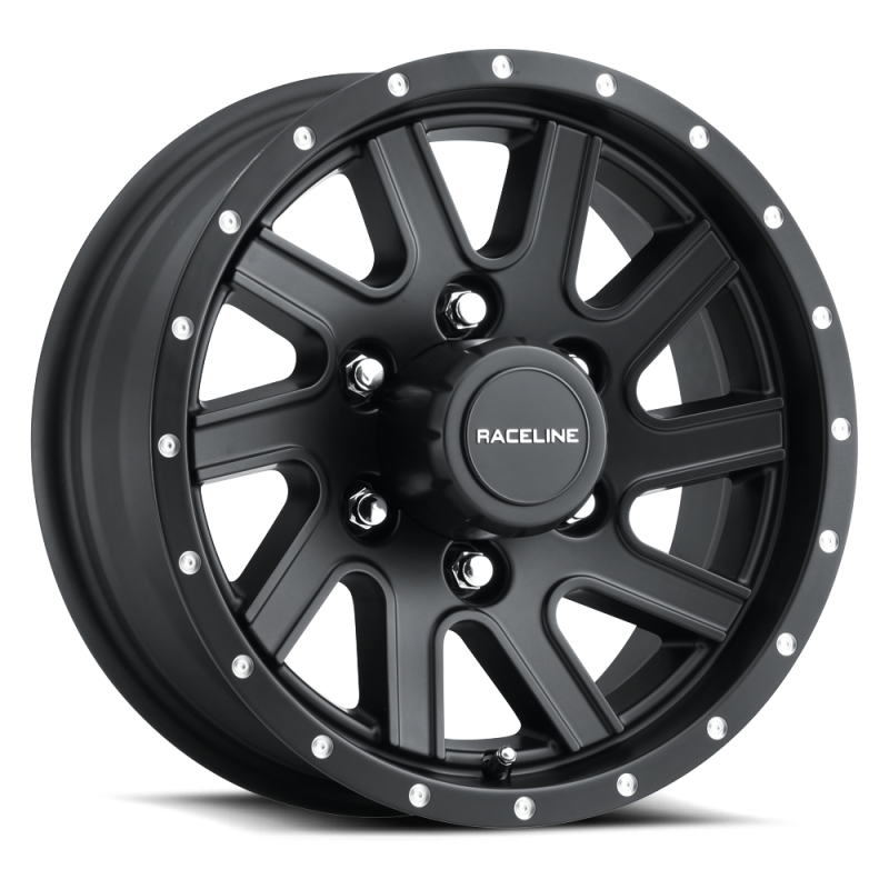Raceline 820MB Twisted 16x6in / 8x165.1 BP / 0mm Offset / 4.90mm Bore - Satin Black Wheel 820MB-66080 820MB-66080 Photo - Primary