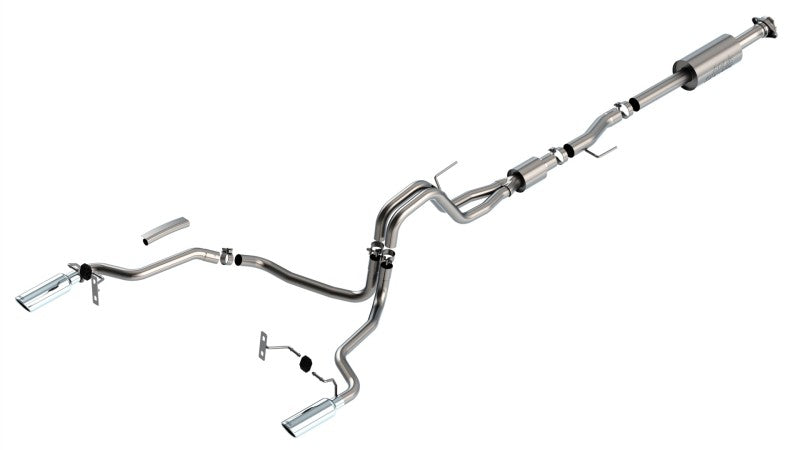 Borla F-150 2021 5.0L 4dr CC SB EC STB Lariat/KR/Platinum/LTD 3/2.25 SRE Cat-Back S-Type CHR Tips 140866 140866 User 1