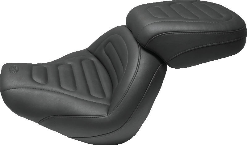Mustang Motorcycle Mustang 80-88 Harley Electra Glide, Tour Glide Wide Touring 1PC Seat Regal - Black 75565 75565 Photo - Primary