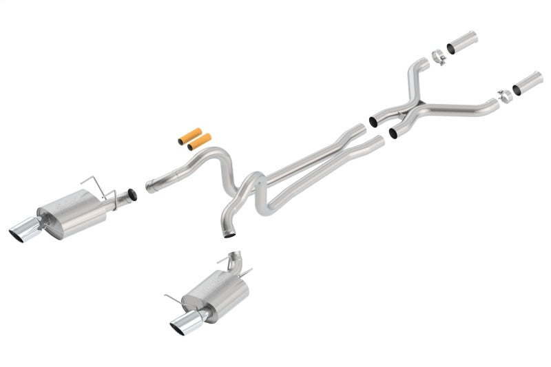 Borla 13-14 Mustang GT/Boss 302 5.0L V8 RWD Single Split Rear Exit ATAK Catback Exhaust 140516 140516 Photo - Primary