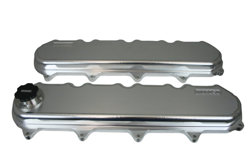 Moroso GM LT1/LT4/L86 Valve Cover - w/Coil Mounts - Oil Fill on Each Cover - Billet Aluminum - Pair 68495 68495 Photo - Primary