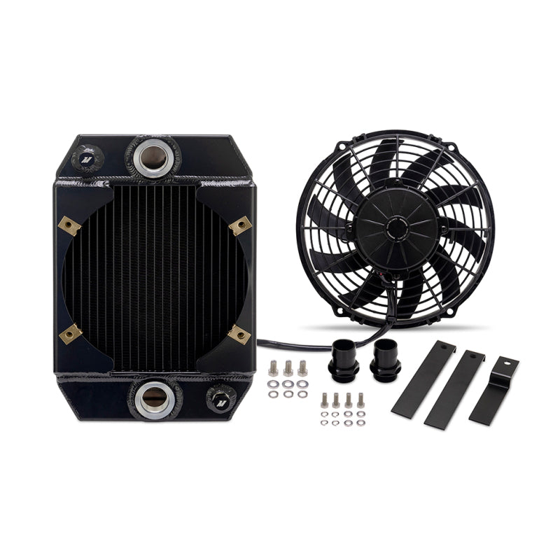 Mishimoto Universal Drag Race Performance Aluminum Radiator - Black MMRAD-UNI-DRGBK MMRAD-UNI-DRGBK Photo - Primary