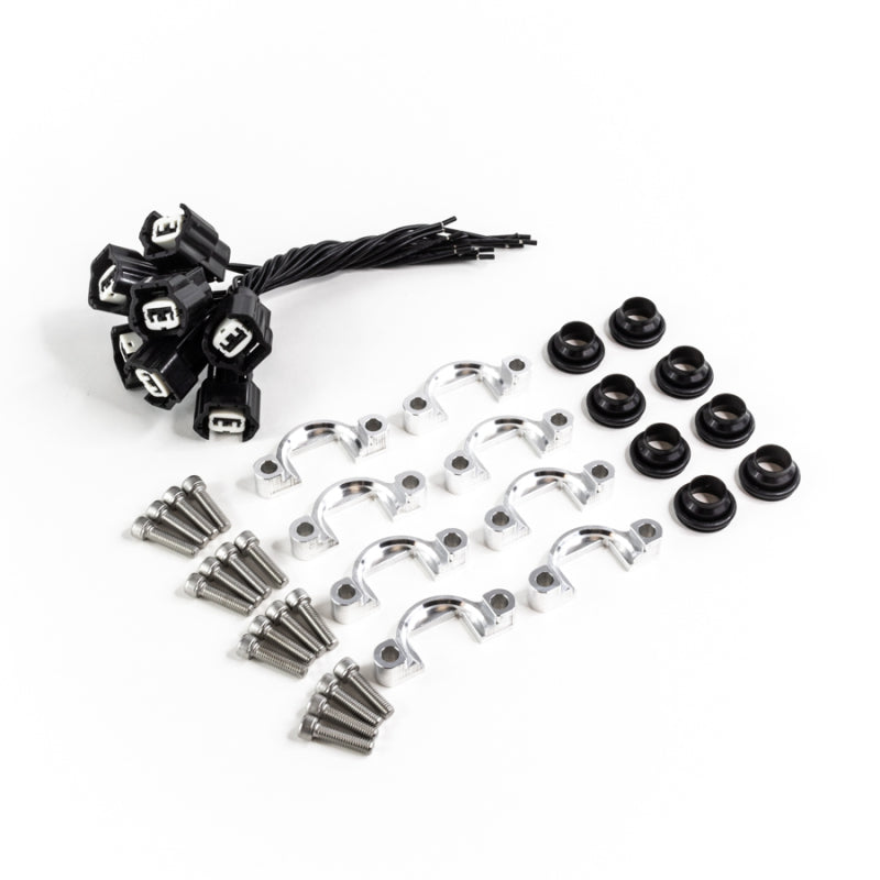 DeatschWerks side feed adaptor kit (8-cyl) P1-P2-8 Photo - Primary