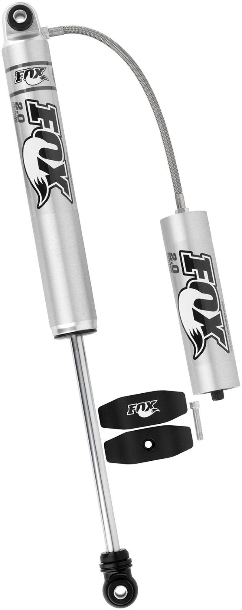 FOX 2.0 Performance Series 10.1in. Smooth Body R/R Shock Aluminum / Std Travel / Eyelet Ends - Black 985-24-052 985-24-052 Photo - Unmounted