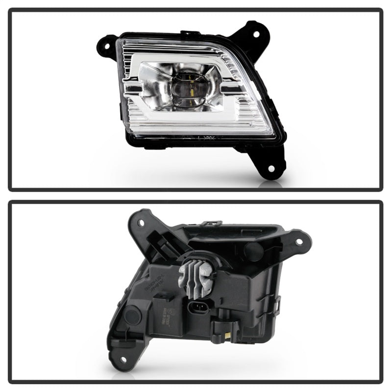 Spyder 19-20 Chevy Silverado 1500 OEM Style Full LED Fog Light w/Switch - Clear (Wont Fit RPO U12) 5086983 5086983 Photo - Unmounted