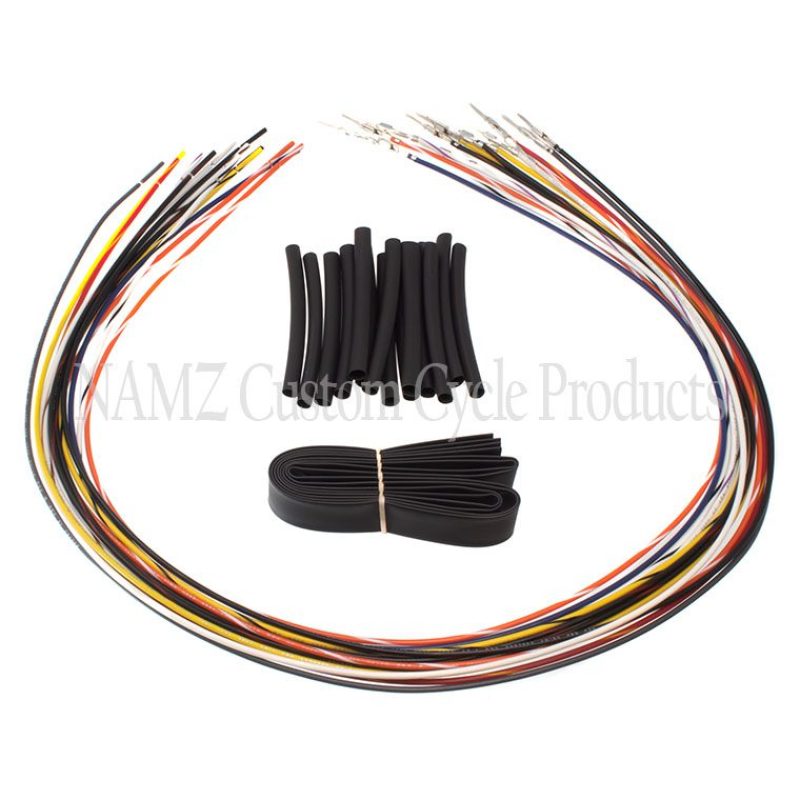 NAMZ 07-13 NON-Baggers Handlebar Switch Wire Extensions 24in. (Cut & Solder / Fits Up to 20in. Apes) NHCX-UMN NHCX-UMN Photo - Primary