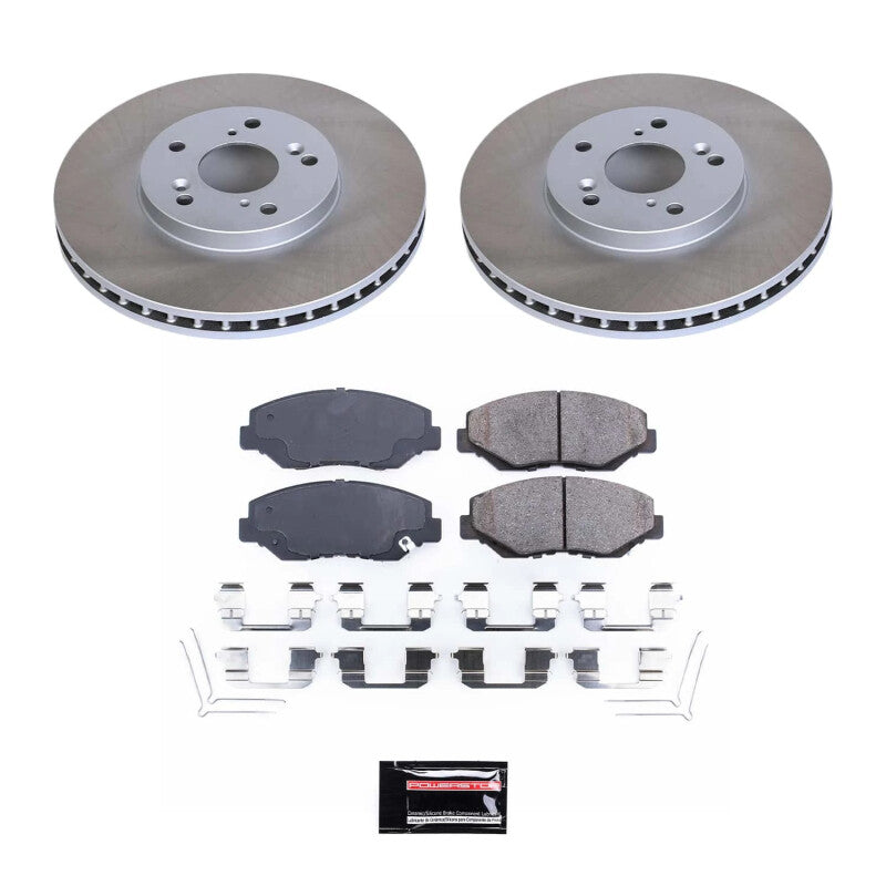 PowerStop Power Stop 03-08 Honda Pilot Front Semi-Coated Rotor Kit SC2302 SC2302 Photo - Primary