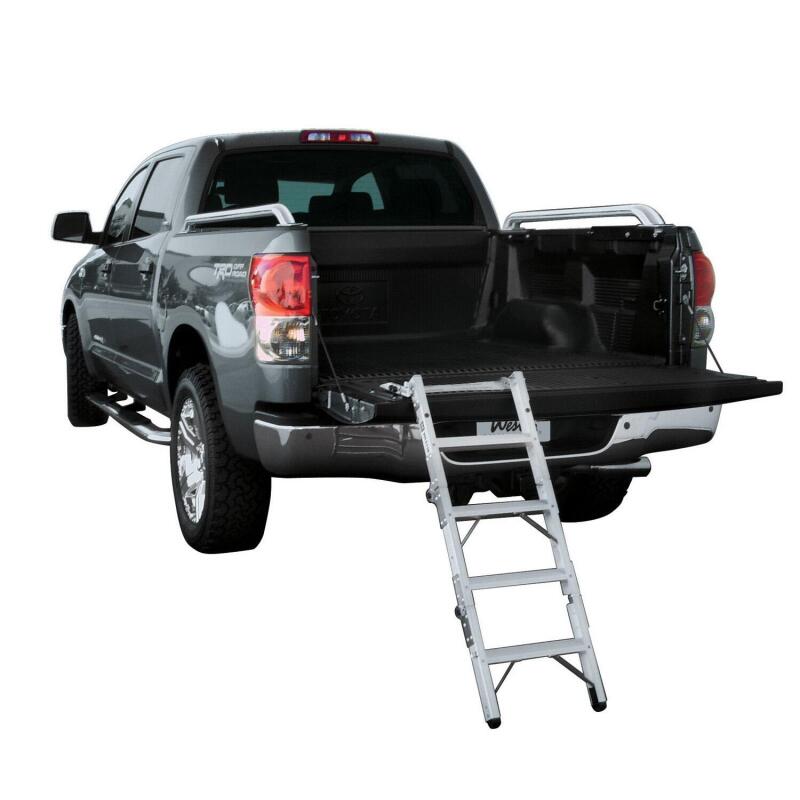 Westin Truck-Pal Tailgate Ladder - Aluminum 10-3000 10-3000 Photo - Mounted