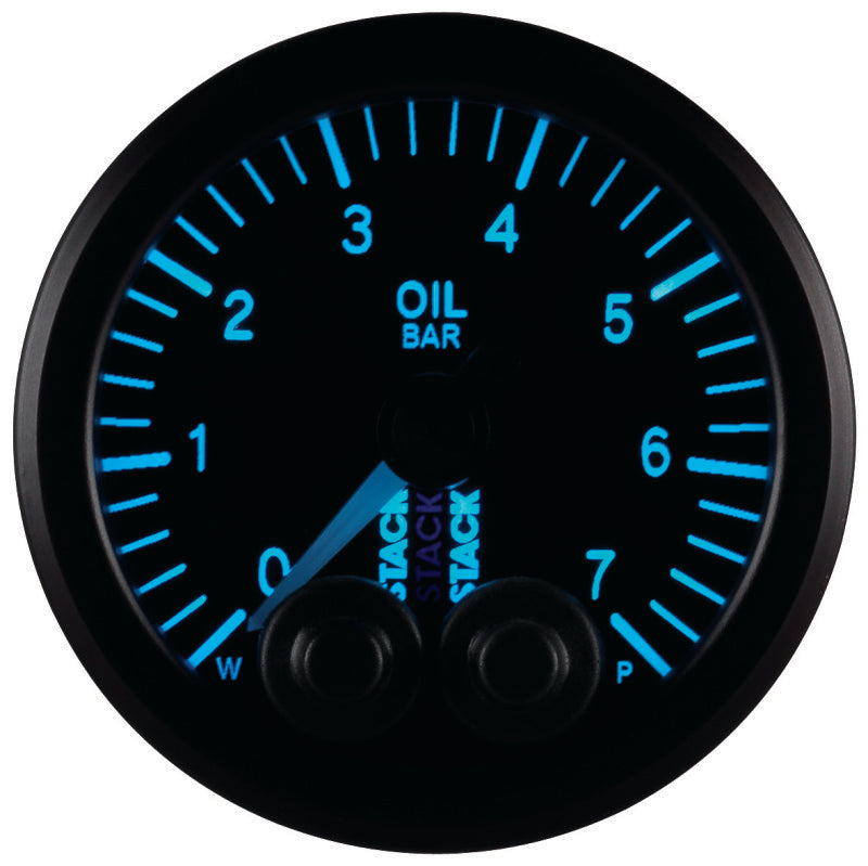 Autometer Stack 52mm 0-7 Bar M10 Male Pro-Control Oil Pressure Gauge - Black ST3501 ST3501 User 9
