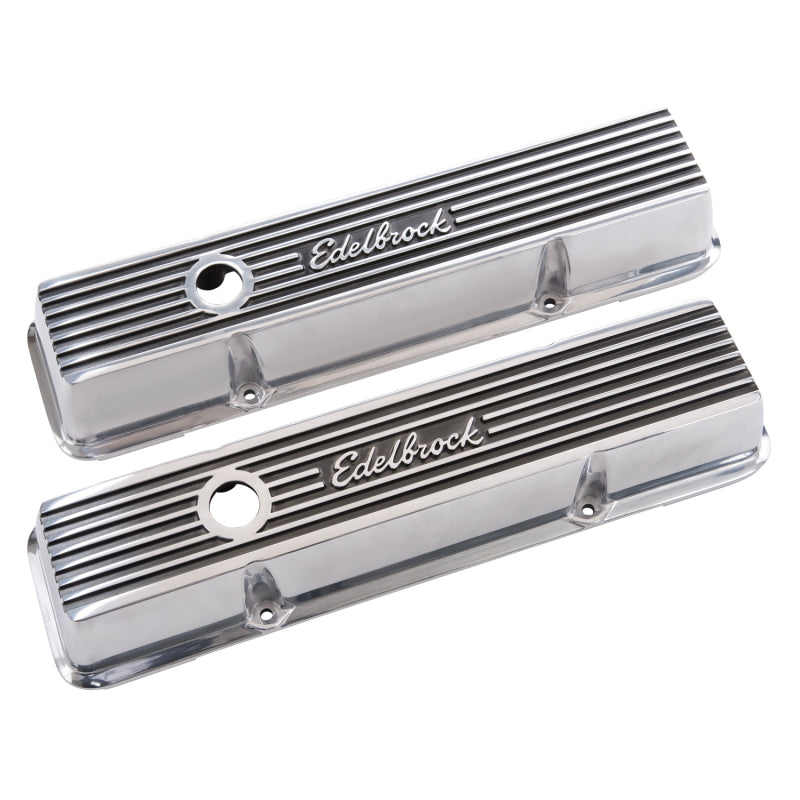 Edelbrock Valve Cover, Elite II Series, Chevrolet, 1959-1986 262-400 CID V8, Low 4262 Photo - out of package