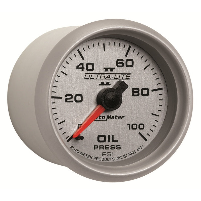 Autometer Gauge, Oil Pressure, 2 1/16", 100Psi, Mechanical, Ultra-Lite II 4921 User 5