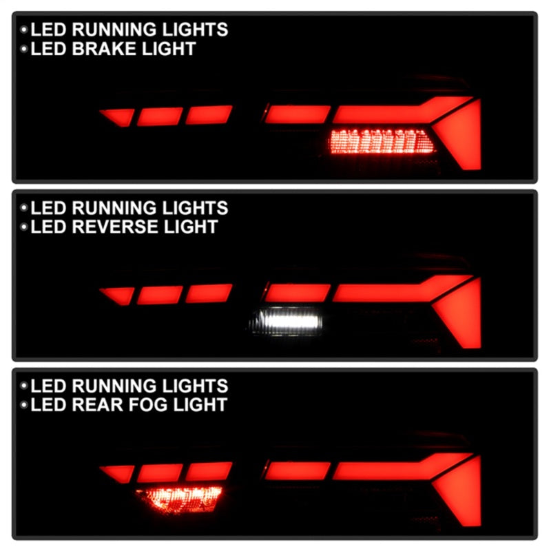 SPYDER Apex 13-17 Audo A5 / S5 / RS5 (Factory LED) LED Tail Lights - Blk (ALT-YD-AA513LED-SEQGR-BK) 5089045 5089045 Photo - Unmounted