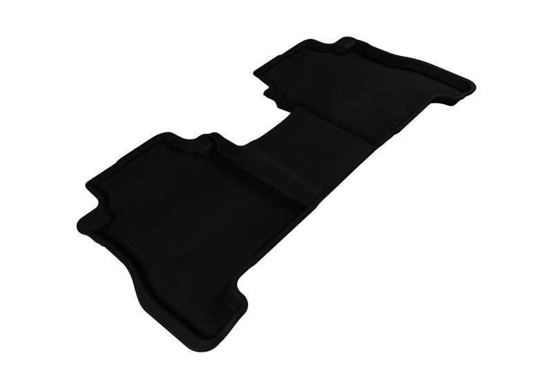 3D MAXpider 2007-2012 Hyundai Santa Fe Kagu 2nd Row Floormats - Black L1HY04021509 L1HY04021509 Photo - Primary