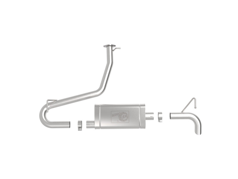 aFe Takeda 2-1/2in 304 SS Axle-Back Exhaust 18-21 Hyundai Kona L4 1.6L (t) 49-37017 49-37017 Photo - Unmounted