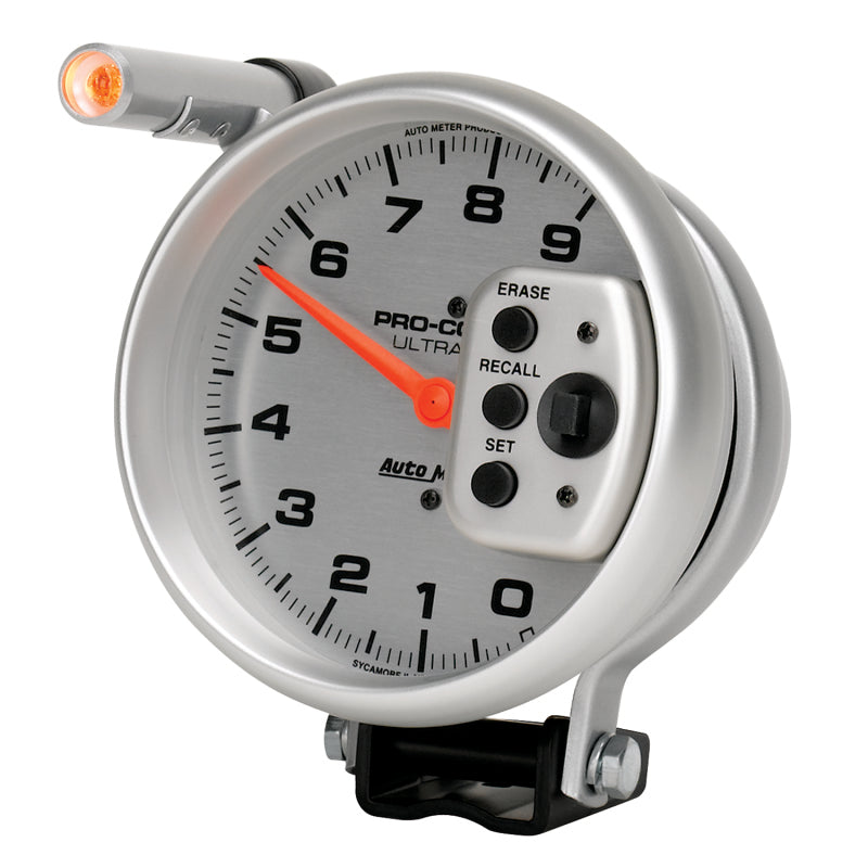 Autometer Gauge, Tach, 5",9k Rpm,Pedestal w/Quick Lite, w/Peak Memory,Ultra-Lite 6856 User 2
