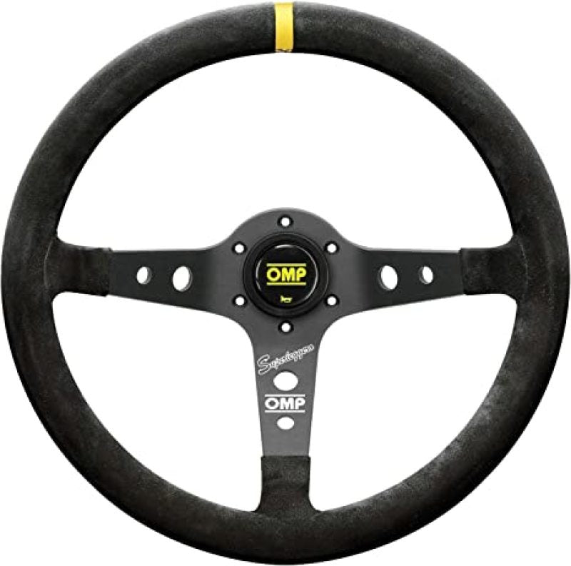 OMP Corsica SuperleggeroSuede Leather 350mm Diameter Steering Wheel Black OD0-2021-071 OD0-2021-071 Photo - Primary