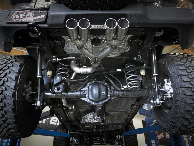 aFe Mach Force-Xp 2-1/2 In 304 Stainless Steel Cat-Back Exhaust System 49-38071-P Photo - Mounted