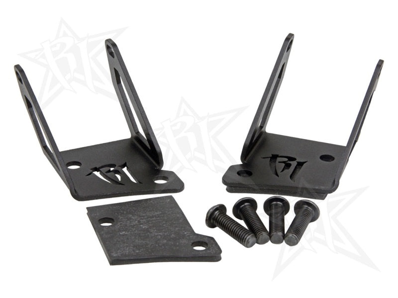 Rigid Industries Jeep JK - A-Pillar Mount Kit - Mounts set of Dually/D2 40331 40331 Photo - Unmounted
