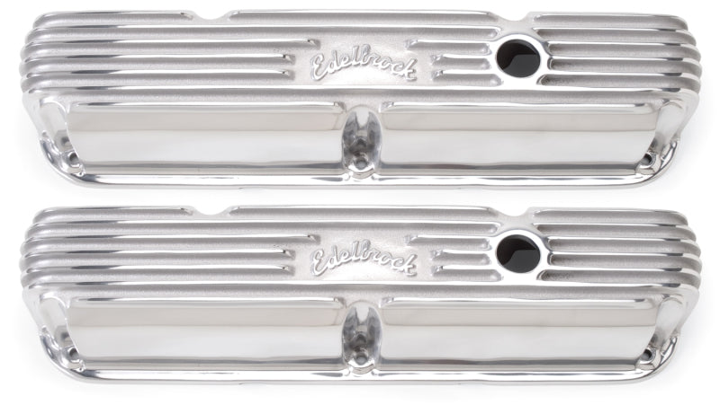 Edelbrock Valve Cover Classic Series Chrysler La 318-340-360 CI V8 Polshed 4176 4176 Photo - Primary