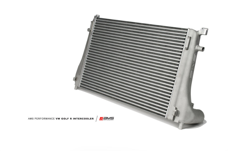 AMS Performance 2015+ VW Golf R MK7 Front Mount Intercooler Upgrade w/Cast End Tanks AMS.21.09.0001-1 AMS.21.09.0001-1 Photo - Primary