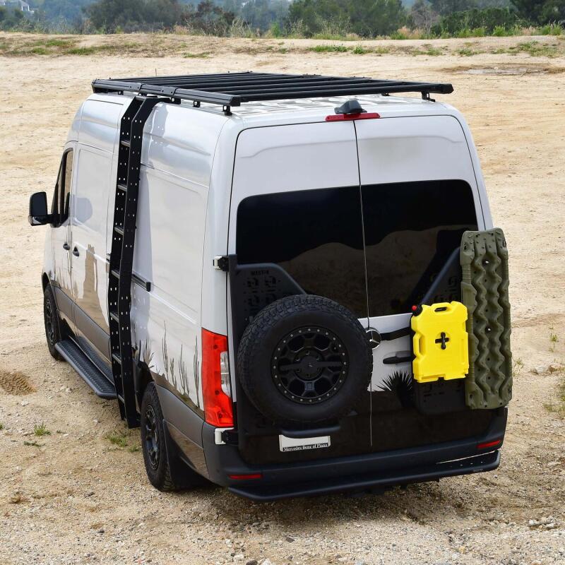 Westin 19-23 Mercedes-Benz Sprinter High Roof Mesa Side Ladder 15-00035 15-00035 Photo - lifestyle view