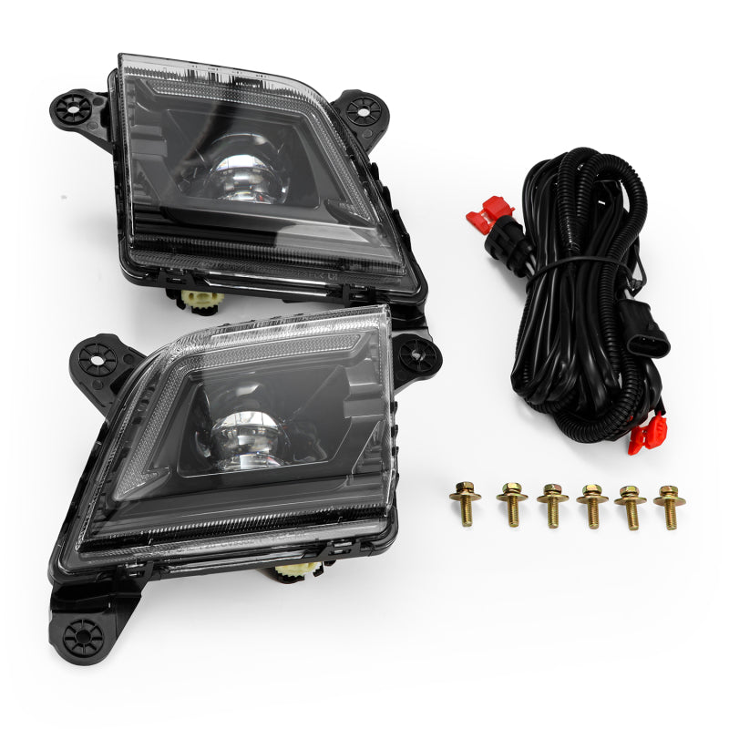 AlphaRex 19-23 Chevrolet Silverado 2500/3500HD DoubleTap Dual Color LED Projector Fog Lights 210017 210017 User 1