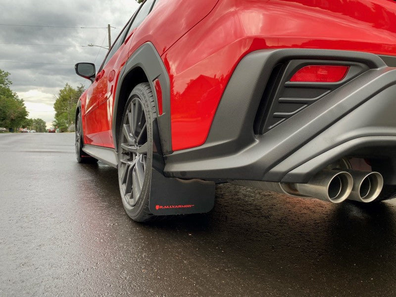 Rally Armor 2022 Subaru WRX Black UR Mud Flap w/ Red Logo MF92-UR-BLK/RD MF92-UR-BLK/RD User 1