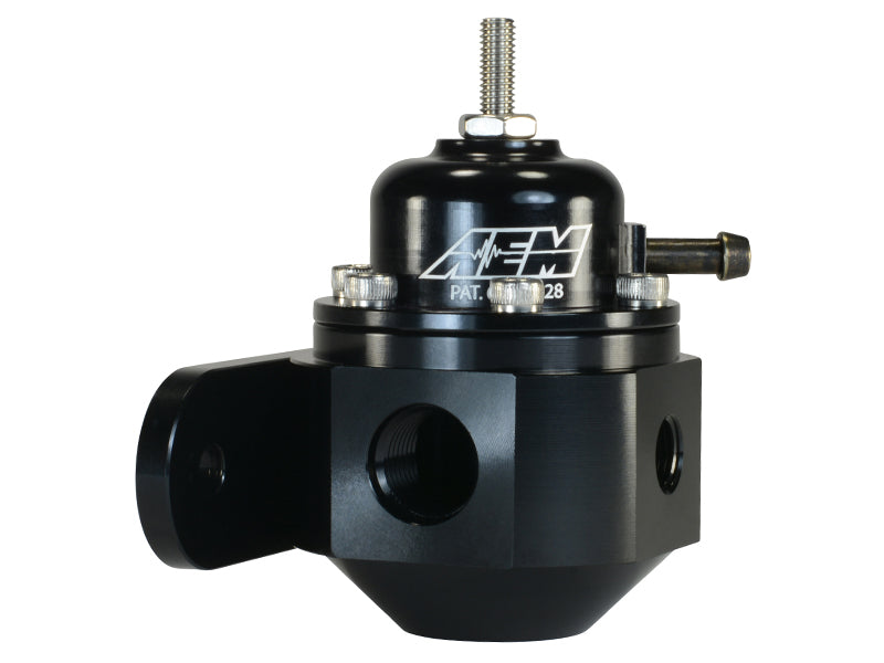 AEM Electronics Universal Fuel Pressure Regulator Black 25-302BK Photo - out of package