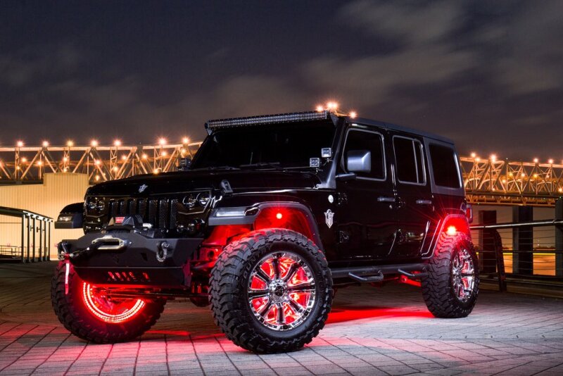 ORACLE Lighting Oracle VECTOR Series Full LED Grille - Jeep Wrangler JL/JT - NA 5837-PRO 5837-PRO Photo - lifestyle view