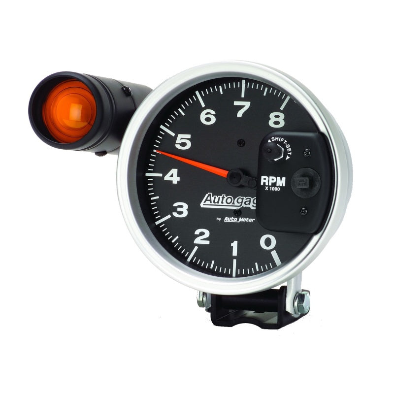 Autometer 5" Tachometer Gauge, 8K RPM, Pedestal W/ Ext. Shift-Lite, Black 233905 User 1