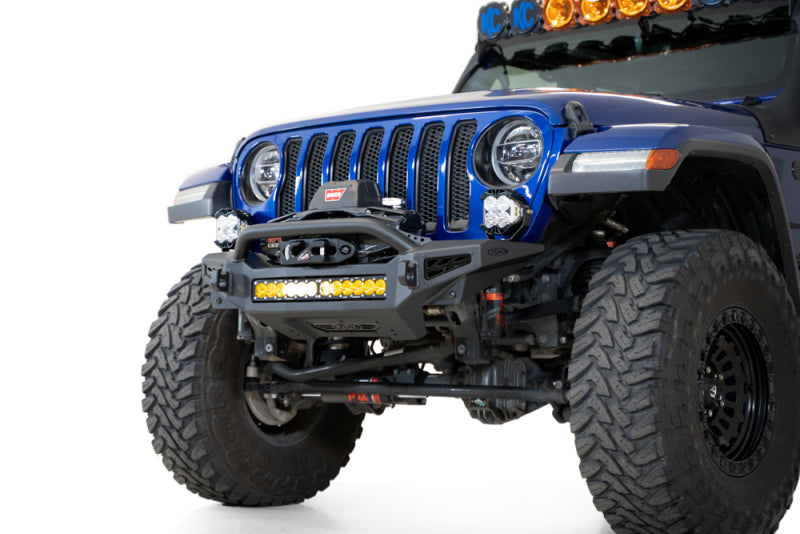 Addictive Desert Designs 18-23 Jeep JL/JT Rock Fighter Front Bumper F964900010103 F964900010103 Photo - Mounted