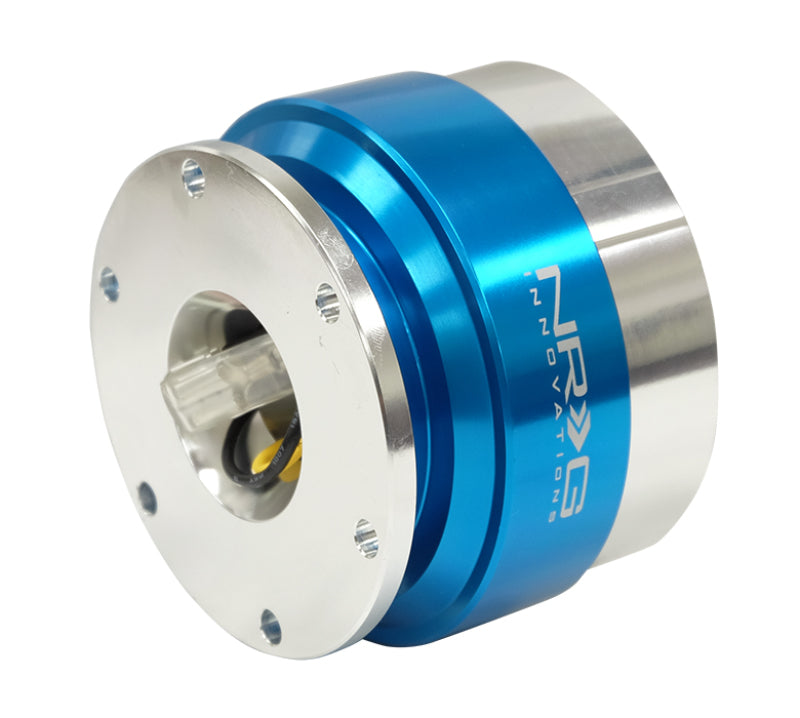 NRG Quick Release - Silver Body/Blue Chrome Ring SRK-100BL Photo - Primary