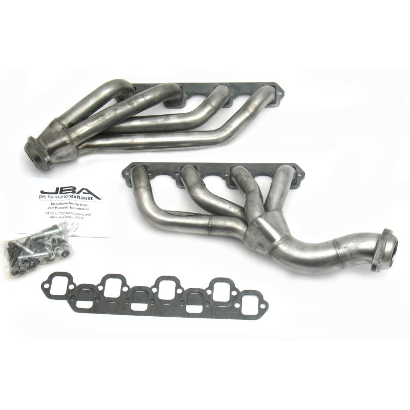 JBA Headers And Perf S/S Headers - 65-73 Mustang w/Cltch Cable JBA1655S 1655S Photo - Primary