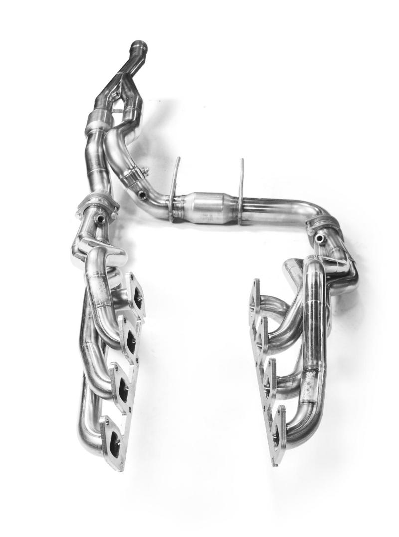 Kooks 11-14 Ford Raptor SVT 1 3/4in x 3in SS Longtube Headers and 3in SS OEM Exhaust Catted Y Pipe 1352H220 1352H220 Photo - Primary