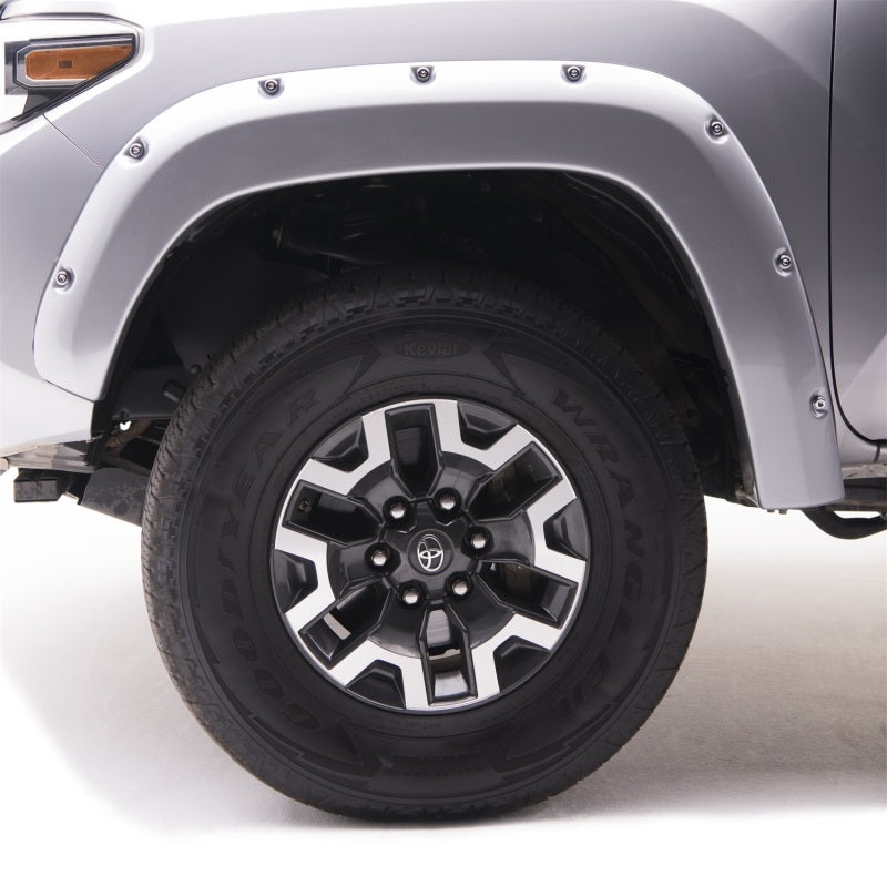 EGR 16+ Toyota Tacoma w/Mudflap Bolt-On Look Color Match Fender Flares - Set - Silver Sky 795084-1D6 795084-1D6 Photo - Primary
