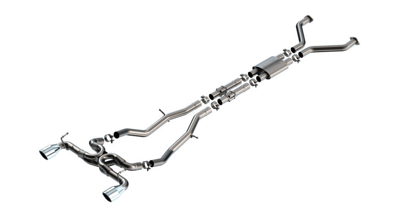 Borla 23-24 Nissan Z 2.5in ATAK Cat Back Exhaust 4.5in Tip - Stainless Steel 140930 140930 Photo - Primary
